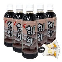 주전부리몰 청솔 칡차(500ml) x 5개(+밀크츄 2개), 5개, 500ml