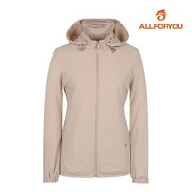 올포유 올포유 여성 후드 탈부착 솔리드 점퍼 AWJUI7302-509_G