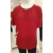 프로그램 [프로그램] 진주장식 트임 블라우스 P192B166