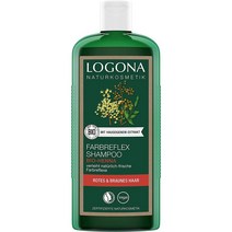 독일 로고나 Logona Farbreflex Shampoo 브라운 & 레드컬러 헤어 컬러 헤어 샴푸 250ml, 1팩