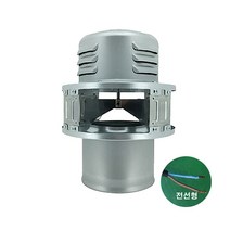 팬직/흡출팬/흡출기/난로/연탄/돈사/계사/가스/연기배출/냄새배출/정화조환풍기/TFC-F17AS, 150파이