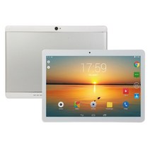 kivbwy 새로운 10인치 태블릿 pc 옥타 코어 4g 전화 통화 google 시장 gps wifi fm 블루투스 10.1 태블릿 6g+64g android 10.0 tab, 케이스32GB, 은