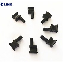 SFP모듈 광모듈 광 용 100pcs 심플 렉스 lc 더스트 캡 ftth 트랜시버 소프트 실리콘 보호 커버 elink, 1.Black