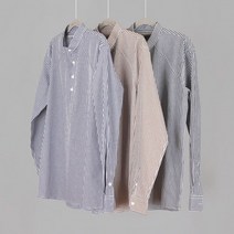 (남성의류도매)킹스맨 고방체크 헨리넥 셔츠 남방 남자셔츠 -A0416003