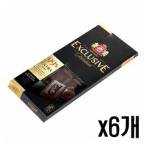 익스클루시브 다크 초콜릿 99% 90g, x6개