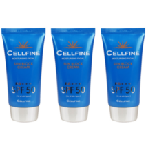 셀파인썬크림 70ml 500ml SPF50+ PA+++ 백탁 눈시림 끈적임 유분기 없는 촉촉한 수분 알로에 셀파인 대용량 바디 선크림 선로션 선밀크 스포츠 여드름 피부과 선스크린, 3개