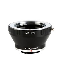 K & F Concept 렌즈 마운트 어댑터 Minolta MD/MC 렌즈-Pentax Q-S1 Q10 Q7 Q DSLR 카메라 바디 호환, 단일옵션
