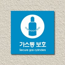 세경케이알 WPS246 가스통보호 표지판 실내간판 안내판 경고판 표찰 팻말 경고 도어싸인, 아크릴
