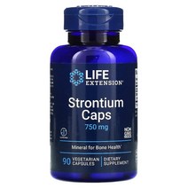 Life Extension Strontium Caps 250 mg 90 Vegetarian Capsules