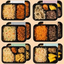밥이땡기는날도시락 220g 6팩 12팩 맛있는다이어트도시락 제육 김치 계란볶음밥 닭가슴살, 옵션2 : 밥이땡기는날도시락_6종_12팩