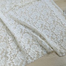 [8949] 랏셀 스판 레이스 (아이보리)