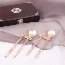 H.jin 나전칠기 은상감 손조각방짜유기수저 상견례선물 시부모님선물 고급선물세트 센스있는선물, 부부은상감, 1세트