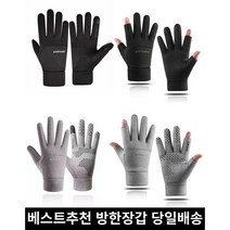 오토바이 장갑 겨울 방한 터치 바이크 라이더 배달대행, 그레이+2개주문시요술장갑, B타입, M