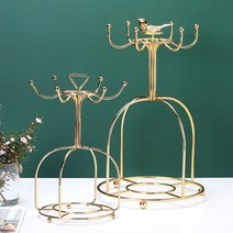 YAPOGI 북유럽 골드 커피잔걸이 커피잔 거치대, A형