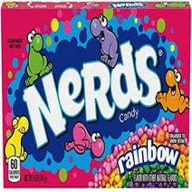 Wonka Rainbow Nerds Theatre Box 141.7g Pack of 2 Multicolor, 1