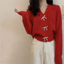 FANSYLI 여성 봄가을 루즈핏 숏 가디건 유행하는 가디건 W2T10