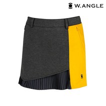 *본사직영* [와이드앵글] 여성 컬러배색 플리츠주름 큐롯 WWU17Q33C6