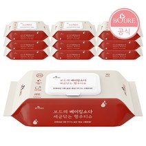 보드레 베이킹소다 행주티슈 70매 15팩 / 물티슈2팩증정