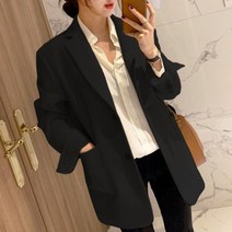 화이트 밝은색 화사한 여성 봄 자켓 블레이저 아우터