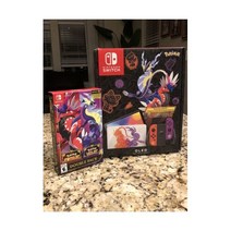 포켓몬 Violet & Scarlet 리미티드Switch OLED + 2-pack of both games - Brand New