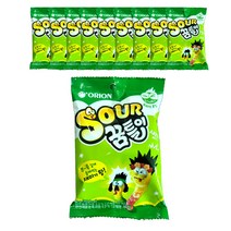 오리온 SOUR 꿈틀이 샤워꿈틀이 80g 10개 20개 30개 40개, 80gx20개