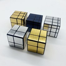 2X2 3X3 QiYi Mirror 치이 미러 큐브 22 33 루빅스 큐브 222 333/2X2 3X3 QiYi Mirror Cube 15개이상 구매시 마론 8색펜 1개 증정, 2X2 골드