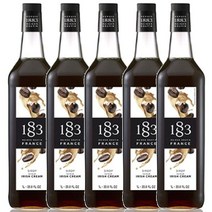 동서 식품 1883 아이리쉬 크림 시럽 1000ml 스무디 칵테일 홈카페 에이드, 5개