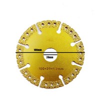 원형톱날 7인치 100/115/125/150mm 브레이징 다이아몬드 커팅 디스크 타일 세, 01 4in, 01 4in