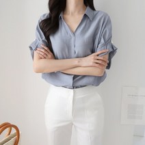 수키 소매주름블라우스 1054149