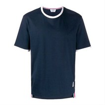 리본즈 톰 브라운 23SS 톰브라운 남성 링거 반팔티셔츠 MJS083A 415 MJS083A 0004 2415 (P002604152)