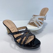 탠디미셸by탠디여성스트랩큐빅장식슬리퍼8cm가보시25cm12TQ20K68