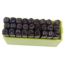 영문펀치 세트 26PCS A부터 Z까지 2mm 3mm 4mm 5mm 6mm 8mm 10mm 열처리 각인 펀칭 펀칭기 SK재질 영문 펀치셋트 영어 영문 스펠링 영문펀치 마킹 색인, 영문펀치세트 10mm