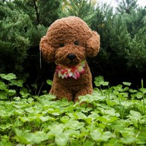 진짜같은 강아지 인형 비숑 프리제 23cm 30cm 50cm 리얼 강아지모형, 2