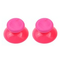 XBOX 360 콘솔게임 jcd 2pcs 알루미늄 금속 아날로그 조이스틱 엄지 스틱 그립 캡 교체 수리 부품 microsoft xbox 360 게임 패드 컨트롤러 80, 로즈 레드
