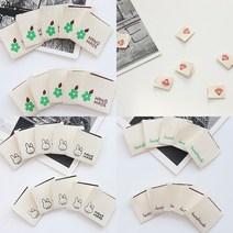 쏘잉스 10개 끼움라벨 면끼움라벨 핸드메이드라벨 135종 C0, 50.큐티캣