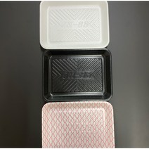 PSP 트레이 88호 200EA 소량판매 PSP용기 (정육접시 반찬포장 떡포장 일회용 접시), 적색
