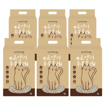 소미랑 고양이 두부모래 7L x 6팩, 오리지널, 오리지널 7Lx6팩