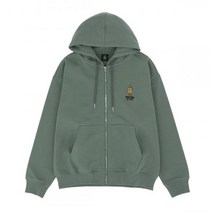 VOLCOM 보드 스톤 오버핏 후드집업 카키