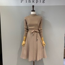 핑크피그 헤링본 원피스(PPA2OPS2272)