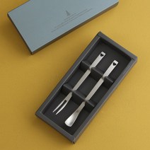 인스푼 티스푼포크 돌답례품 티스푼세트, 젠 2P (포크1+티스푼1), 인쇄 / 포장안함