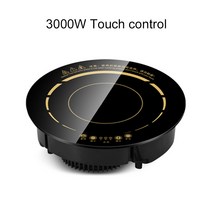 1구인덕션 DMWD 3000W 원형 전기 자기 유도 밥솥 내 와이어 제어 버너 무선 터치 냄비쿡탑 냄비 스토브 EU, 06 3KW Touch control 1