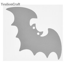 저스트업 가죽공예 공구 Chzimade 10 개/몫 구름 화재 열 전송 반사 테이프 핫 스탬핑 호일 스티커 비닐 필름 DIY 철 패브릭 의류, [01] 8x4.3cm