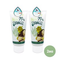 드림웍스 슈렉 아임 더 리얼 알로에99% 수딩젤 300ml 2개, 상세페이지 참조