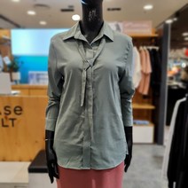 체이스컬트 여성 타이업 카라넥 블라우스-AERG5452B0H