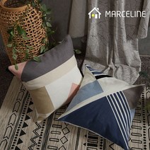 [마르셀린]니들워크 쿠션 시리즈45X45 / 솜포함, 니들워크스칸쿠션, 코랄혼합