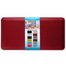 ComfiLife 피로 방지 바닥 매트 1.9cm(3/4인치) 두께의 완벽한 주방 매트 스탠딩 데스크 매트 가정 사무실 차고에서 편안함 내구성 얼룩 방지 미끄럼 방지, Rose Gold