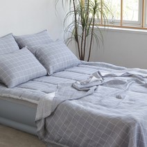 노바 풍기 인견 100% 여름 홑이불 침구세트 (이불세트 토퍼세트 - 킹 퀸 슈퍼싱글 사이즈)