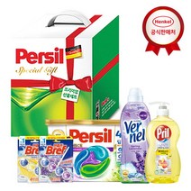 헨켈 선물세트 퍼실 디스크 박스1팩+버넬0.9L+프릴750ml+브레프1p 2개, 단품