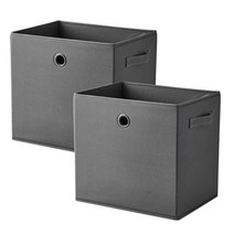 한샘(생활) [한샘] 샘폴리 수납바스켓 대 1+1 - 리빙박스 다용도정리함 바구니 인형보관함 공간상자 아기장난감 옷장, 선택완료, 샘폴리 수납바스켓 그레이 대 1+1 (HUS29L2)