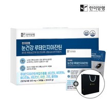 한미양행 루테인 지아잔틴 눈건강 영양제 선물세트 (500mg x 30캡슐 x 3박스)+쇼핑백 포함, 1개, 90캡슐(1박스)